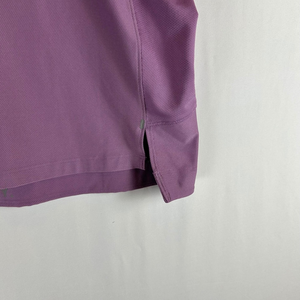 Lululemon Train to Be Tank Top Purple Cropped Mesh Athletic Sleeveless Gym Sz 12 - Picture 7 of 9